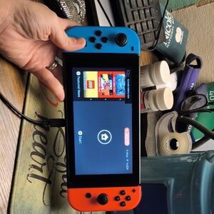 Nintendo Switch Console - Blue and Red With Doc Station